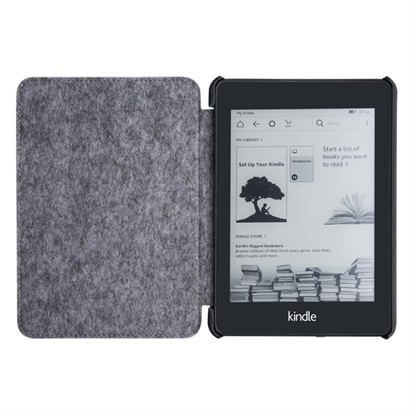 eBookReader Paperwhite 4 filt cover lyse grå